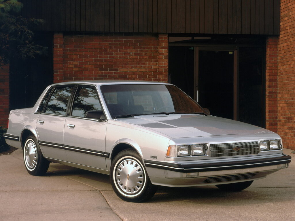Chevrolet Celebrity (W19) 1 поколение, рестайлинг, седан (09.1986 - 08.1989)